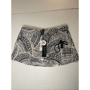 La Blanca Womens Skirted Hipster Bikini Swimsuit Bottom, Ivory/Dreamcatcher, 4